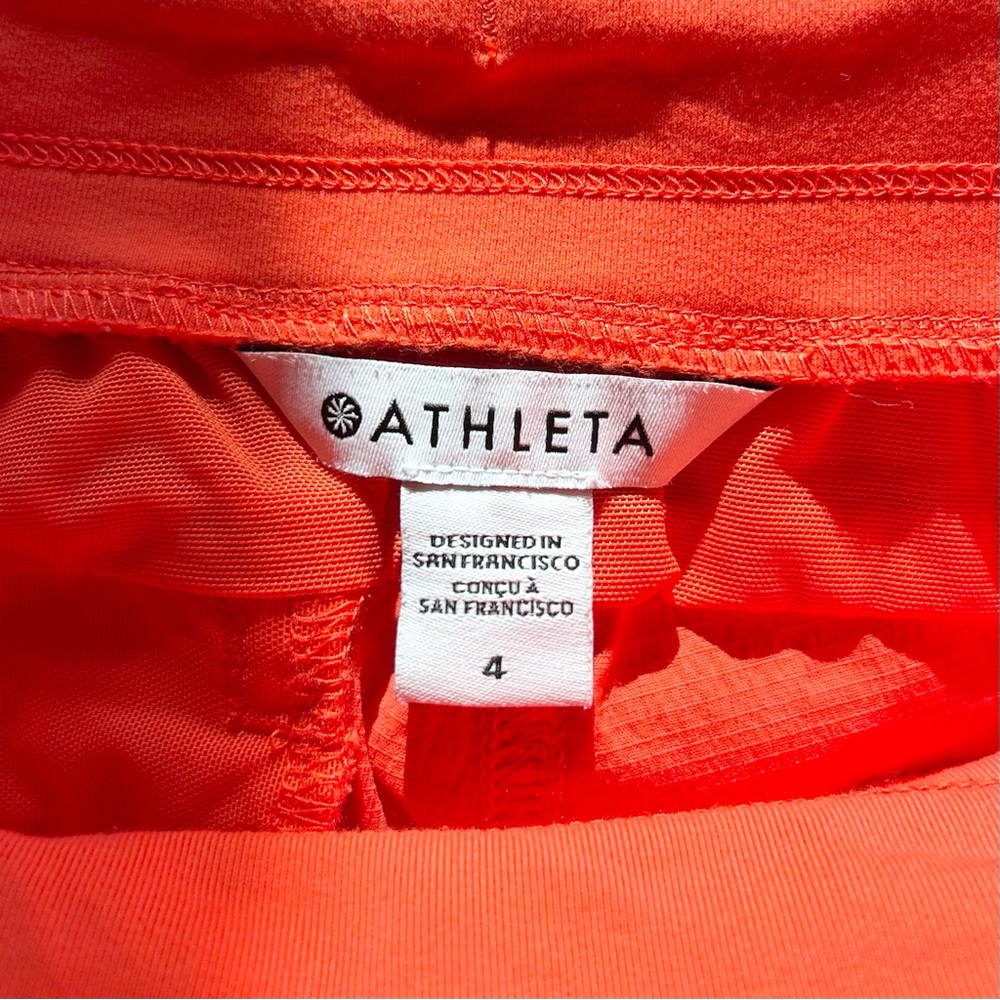 Athleta Trekkie North Jogger Flame‎ Orange 4 - Picture 7 of 8